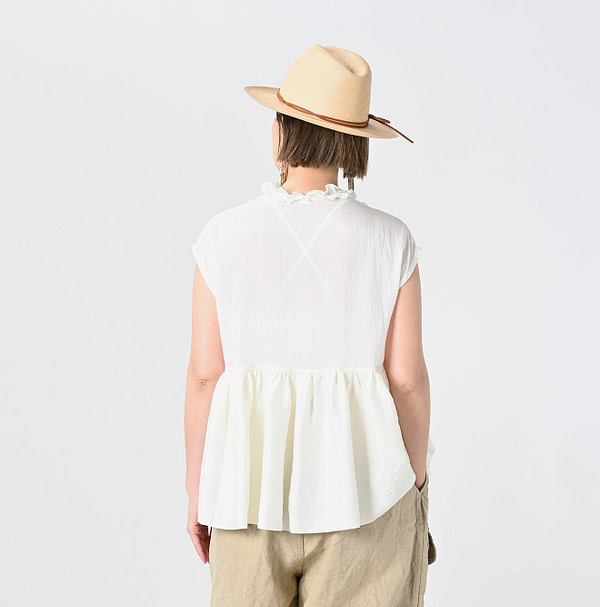 Indian Silk Camisole Female Model