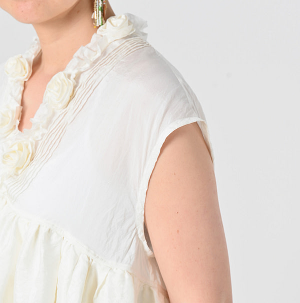 Indian Silk Camisole Detail