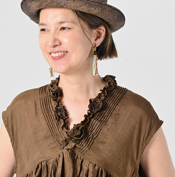 Indian Silk Camisole Detail
