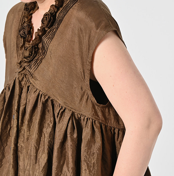 Indian Silk Camisole Detail