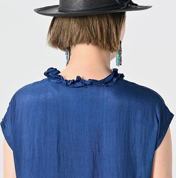 Ai Indian Silk Camisole Detail