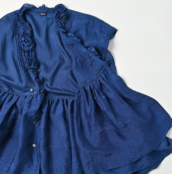 Ai Indian Silk Camisole Detail