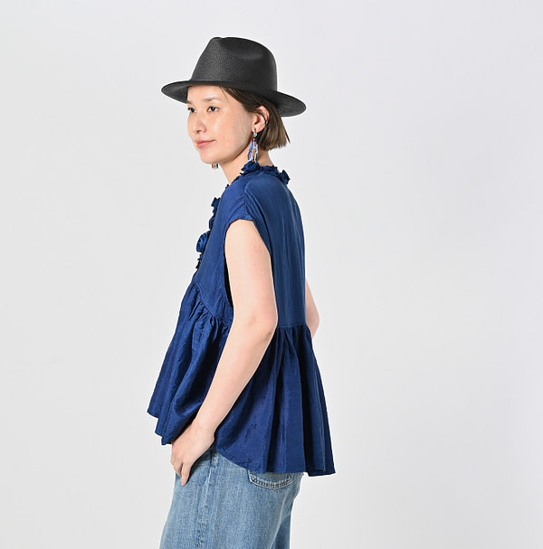 Ai Indian Silk Camisole Female Model