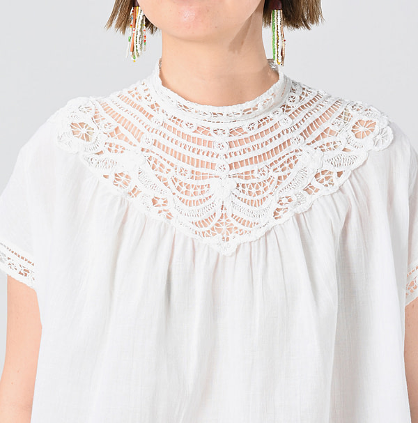 Khadi Ribbon Lace M Camisole Detail
