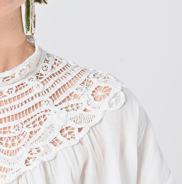 Khadi Ribbon Lace M Camisole Detail