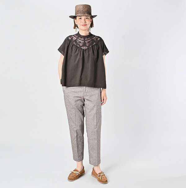 Khadi Ribbon Lace M Camisole Female Model