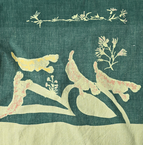 Indian Khadi OX Saijiki Blouse Detail