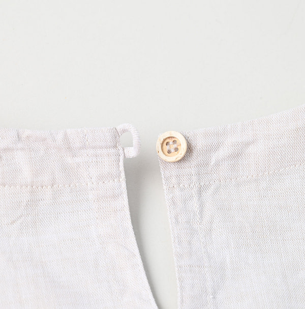 Cotton Linen Chambray Cutwork Camisole Detail
