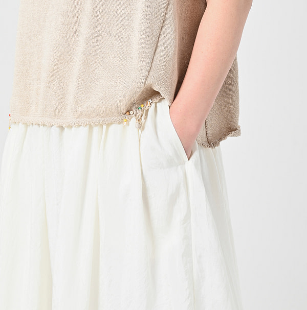Indian Silk Skirt Detail