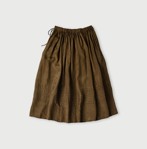 Indian Silk Skirt Back