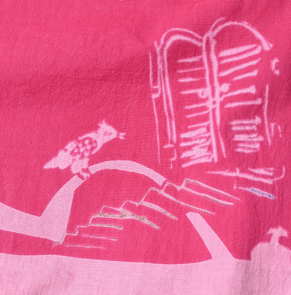 Indian Khadi OX Saijiki Dress Detail