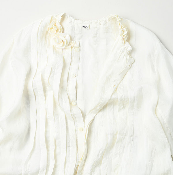 Indian Silk Corsage Dress Detail