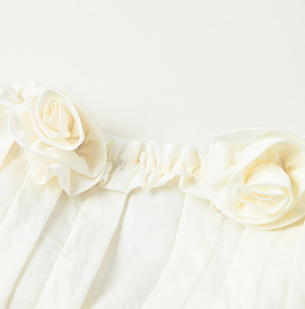 Indian Silk Corsage Dress Detail