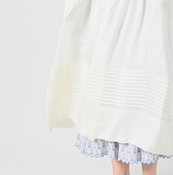 Indian Silk Corsage Dress Detail