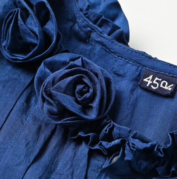Ai Indian Silk Corsage Dress Detail
