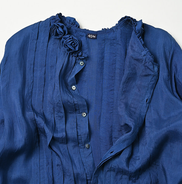 Ai Indian Silk Corsage Dress Detail
