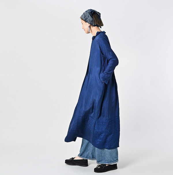 Ai Indian Silk Corsage Dress Female Model
