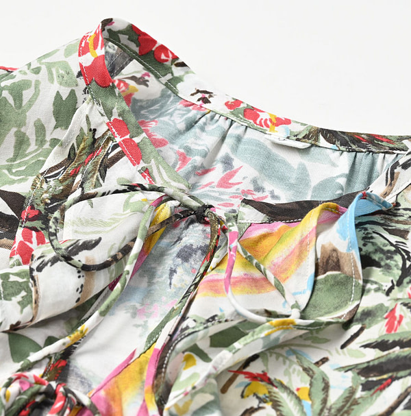 Irie Aloha Print Dress Detail