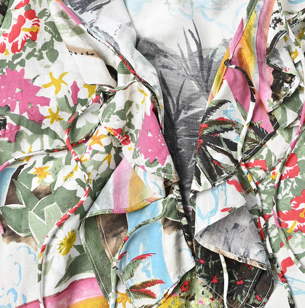Irie Aloha Print Dress Detail