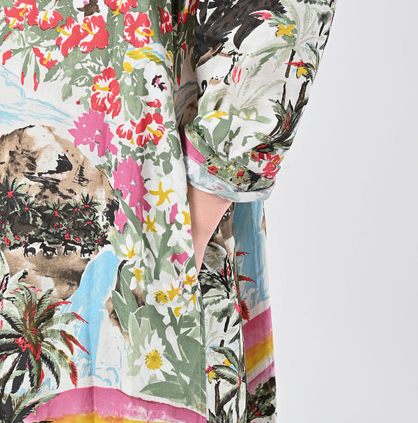Irie Aloha Print Dress Detail