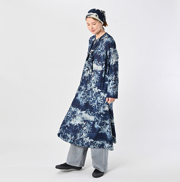 Indigo Irie Aloha Print Dress Female Model