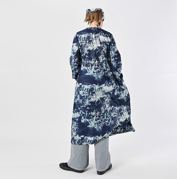 Indigo Irie Aloha Print Dress Female Model