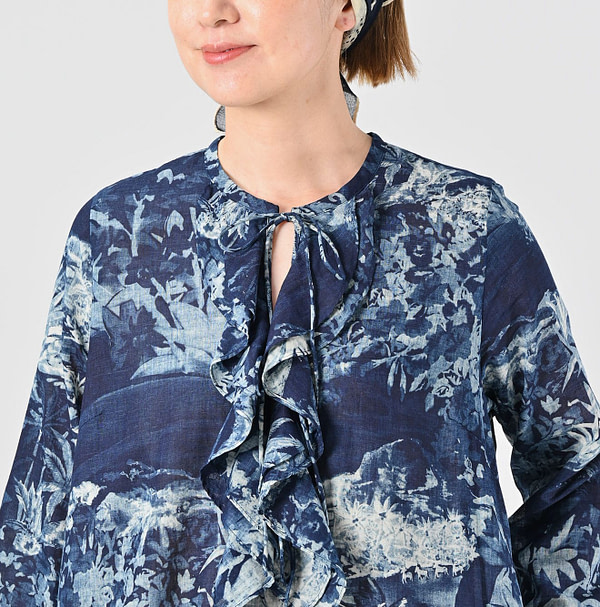 Indigo Irie Aloha Print Dress Detail