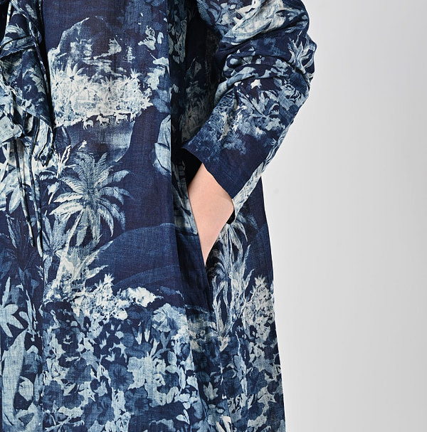 Indigo Irie Aloha Print Dress Detail