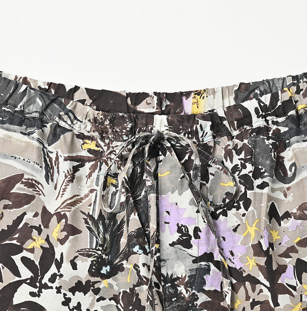 Irie Aloha Print Easy Pants Detail