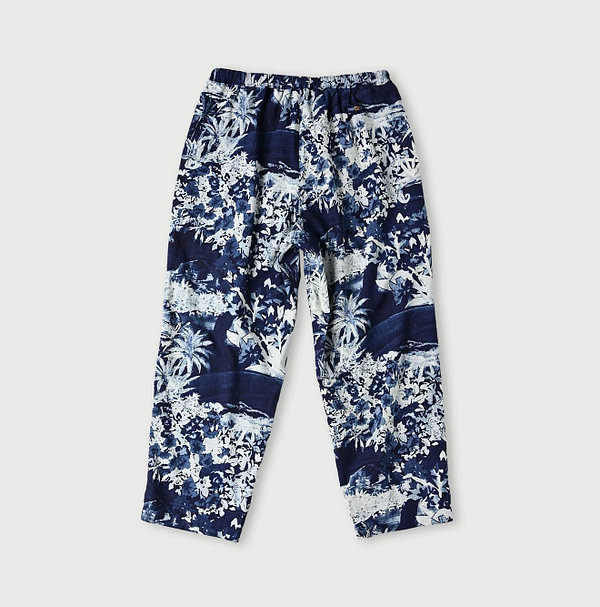 Indigo Irie Aloha Print Easy Pants Back