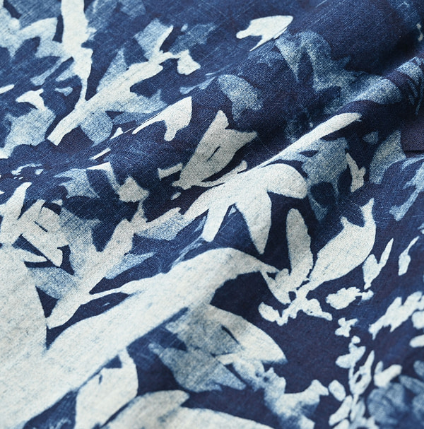 Indigo Irie Aloha Print Easy Pants Detail