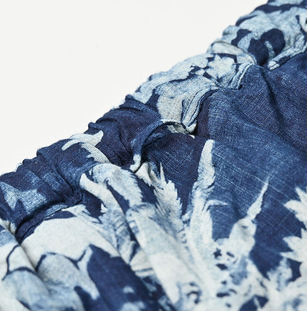 Indigo Irie Aloha Print Easy Pants Detail