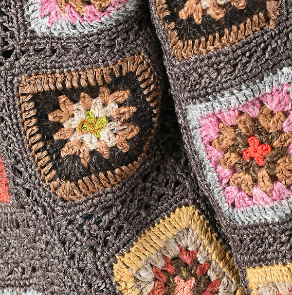 Crochet Flower Bolero Detail