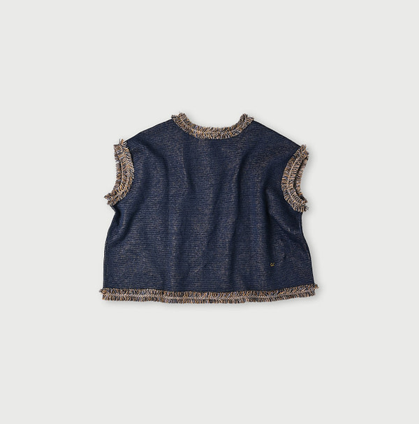 Indigo Surf Hula Girl Jacquard M Camisole Back
