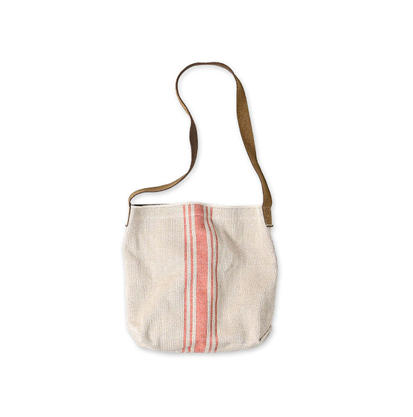 Jacquard Striped Bag Red Stripes