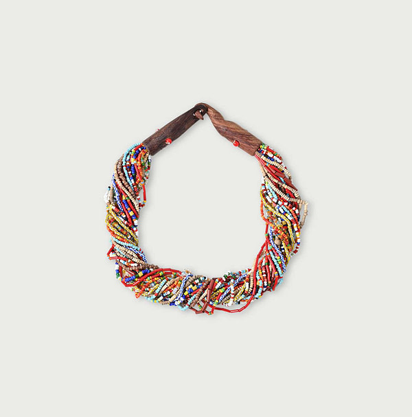 Beads de LeiLei Necklace Red Mix