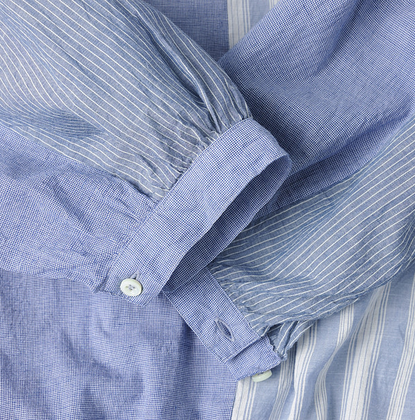 Ai Bleeze Khadi Mix Puff Blouse Detail