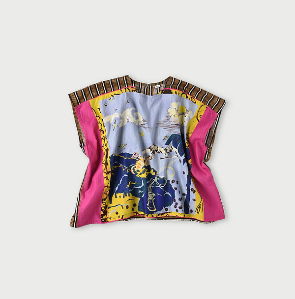 Picture Book Bandana M Camisole Saxe