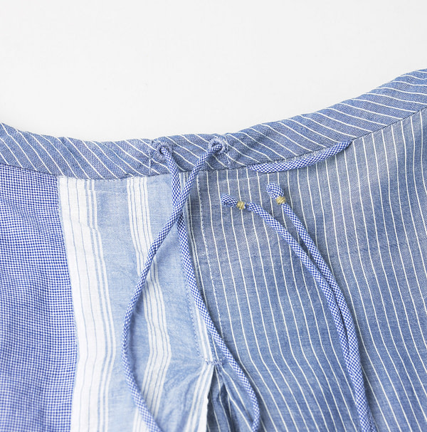 Ai Bleeze Khadi Mix Tuck Dress Detail