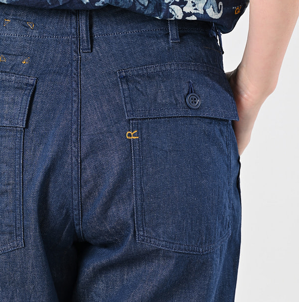 Mon-petit Denim 908 Baker Short Pants Detail