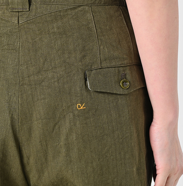 Linen Cloth 908 Nîmes Pants Detail