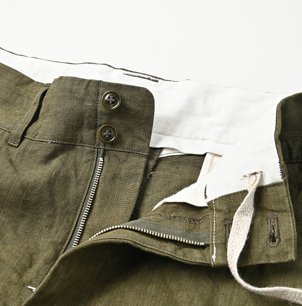 Linen Cloth 908 Nîmes Pants Detail