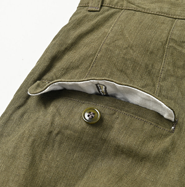 Linen Cloth 908 Nîmes Pants Detail