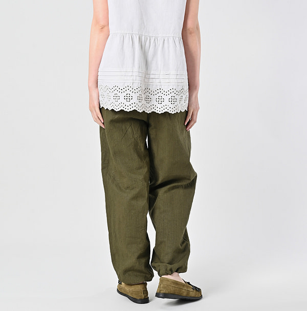 Linen Cloth 908 Nîmes Pants Female Model