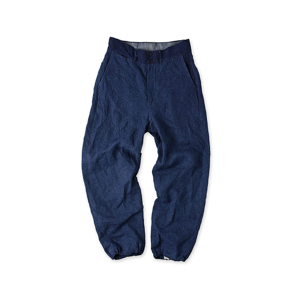 Indigo Linen Cloth 908 Nîmes Pants