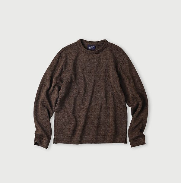 GIma Knitsew 908 Long Sleeve T-shirt Brown