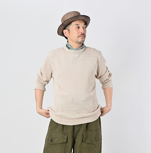 GIma Knitsew 908 Long Sleeve T-shirt Male Model