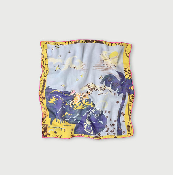Gauze Picture Book Bandana Saxe