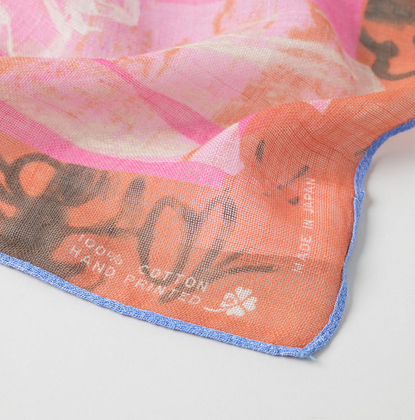 Gauze Picture Book Bandana Detail
