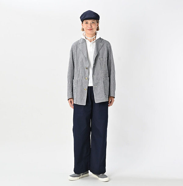 Indigo Cook Serge Nîmes Jacket Female Model